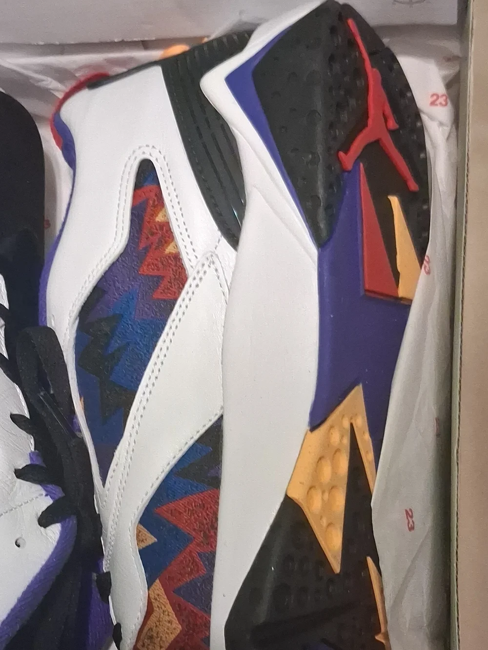 Jordan MVP 92 Basketball - White/Orange/Black Brand New Never Worn Heavy Discoun